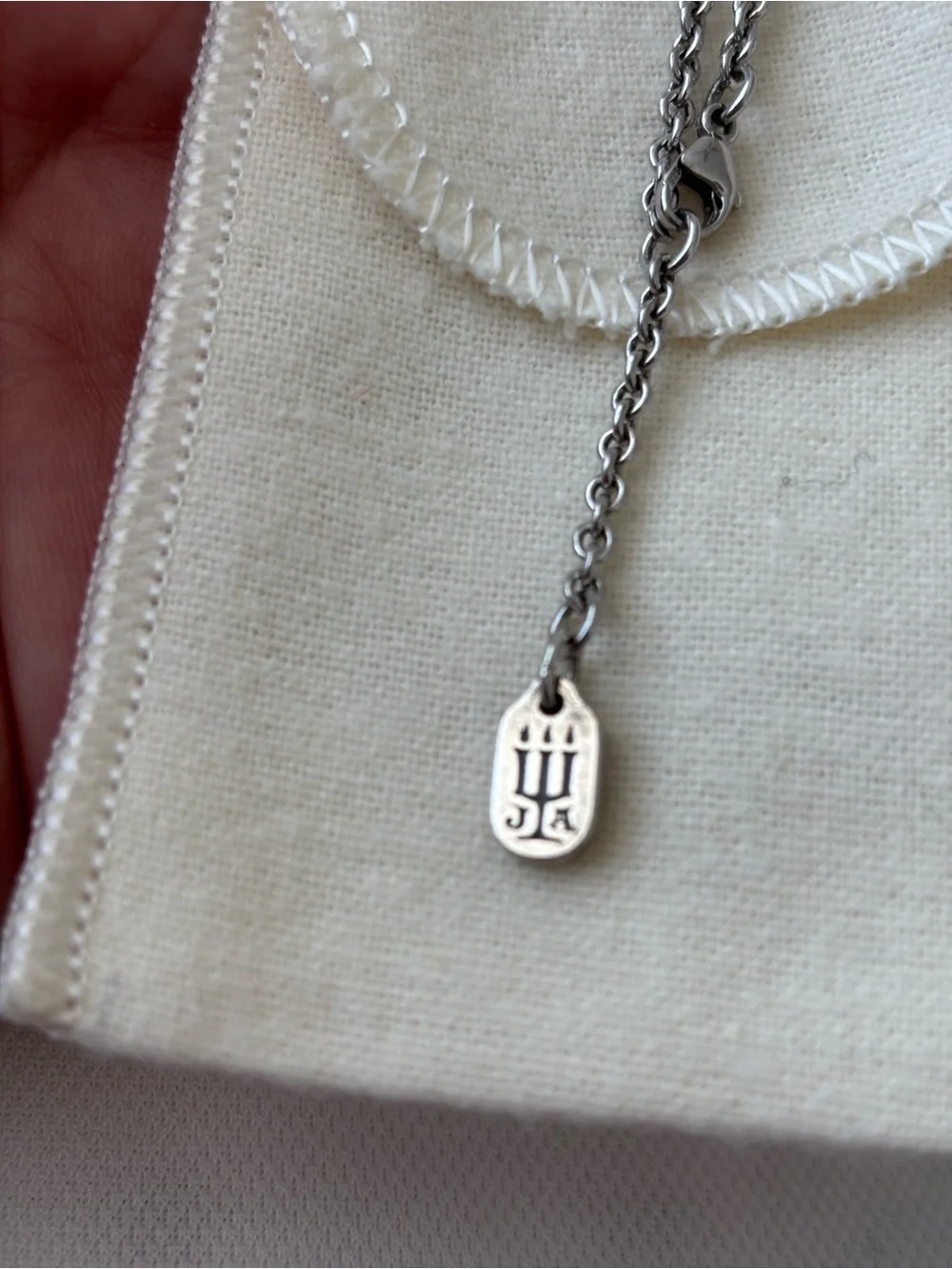 Retired James Avery Sterling Silver Horseshoe Necklace